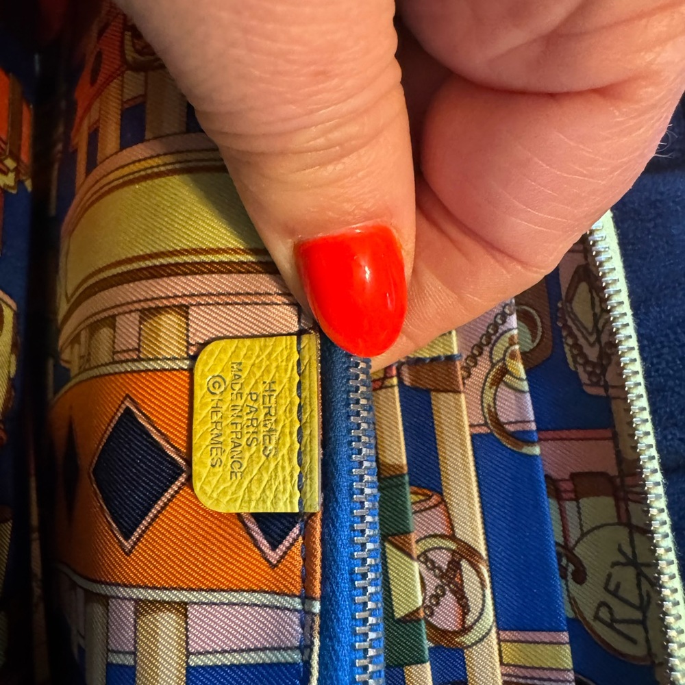 Herms Multicolor Patterned Accessory - image 4